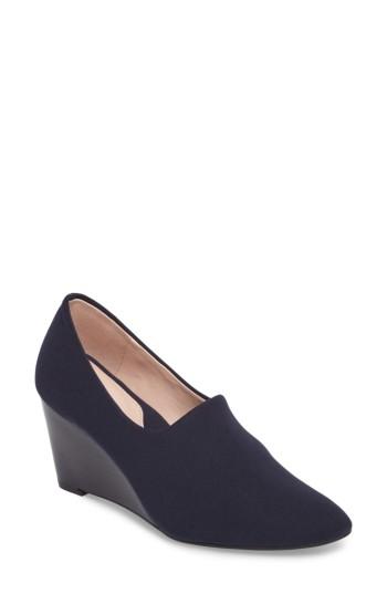 Women's Taryn Rose Yvonne Pointy Toe Wedge M - Blue