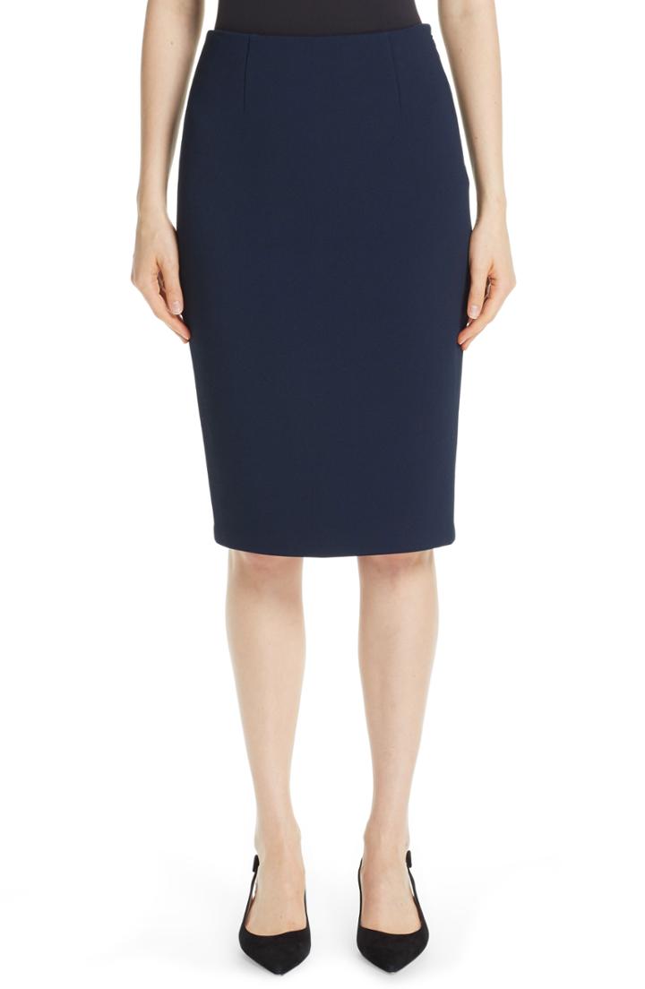 Women's St. John Collection Luxe Sculptural Knit Pencil Skirt