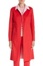 Women's Akris Palma Double Face Cashmere Reversible Coat - Pink
