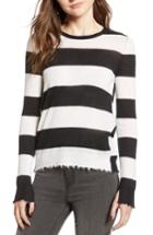 Women's Zadig & Voltaire Source Stripe Cashmere Sweater - Black