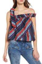 Women's Tommy Jeans X Gigi Hadid Frill One-strap Top - Blue