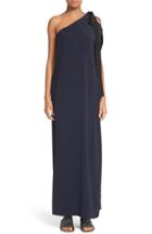 Women's Zero + Maria Cornejo Poeta One-shoulder Drape Dress