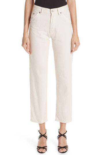 Women's Jacquemus Le Jean Crop Jeans - Ivory