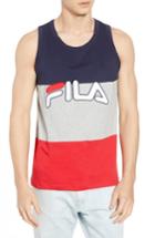 Men's Fila Tai Logo Tank - Blue