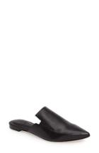 Women's Marc Fisher D Shiloh Flat Mule, Size 5.5 M - Black