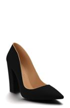 Women's Shoes Of Prey Block Heel Pump .5 B - Black