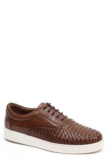Men's Jared Lang Woven Sneaker Eu - Brown