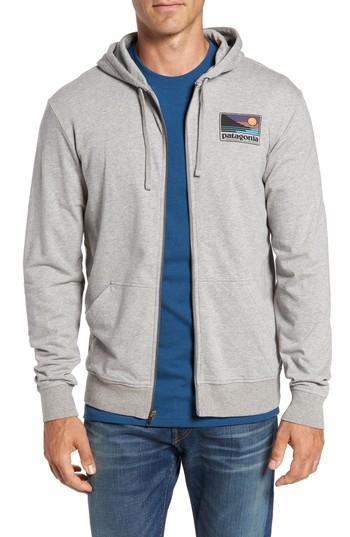 Men's Patagonia Up & Out Lightweight Zip Hoodie, Size - Grey