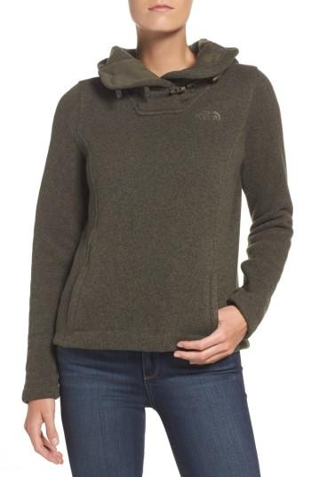 Women's The North Face Crescent Hooded Pullover - Purple