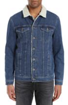 Men's Mavi Jeans Frank Fleece Lined Denim Jacket - Blue