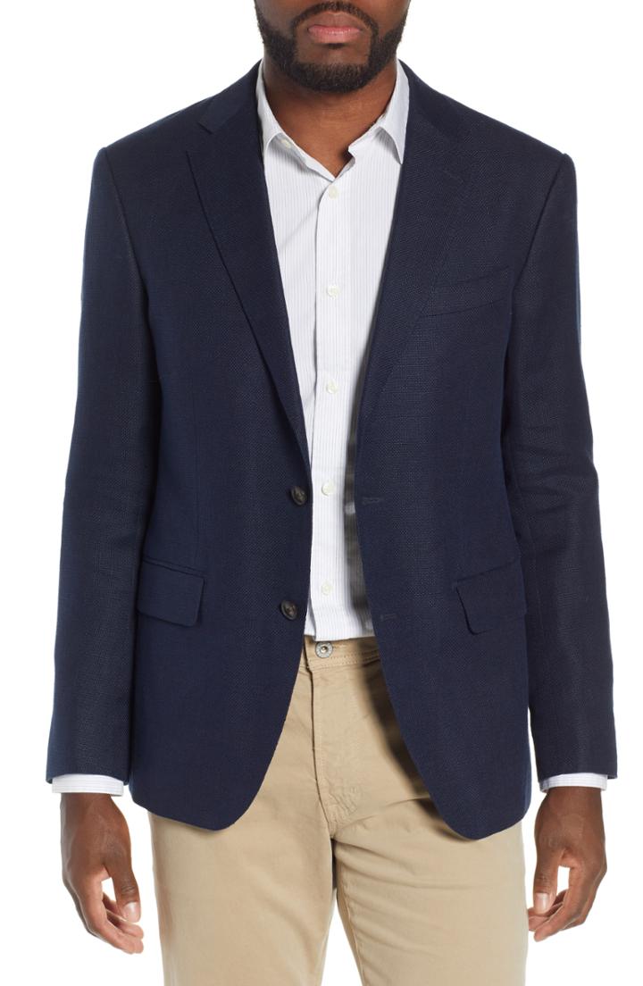 Men's Rodd & Gunn Leadervale Linen & Wool Sport Coat - Blue