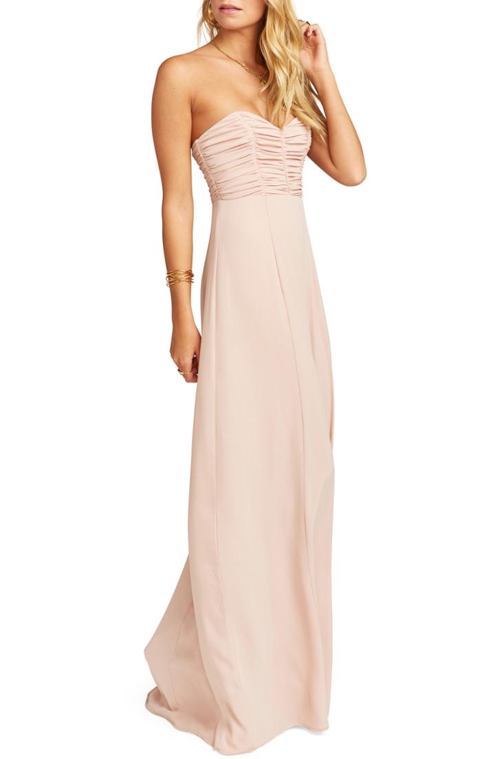 Women's Show Me Your Mumu Bonbon Optional Strap Gown, Size - Pink