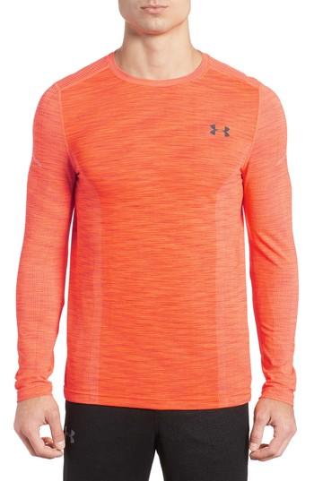 Men's Under Armour Threadborne Fitted Training T-shirt, Size - Orange