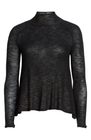 Women's Free People Weekends Snuggle Turtleneck - Black