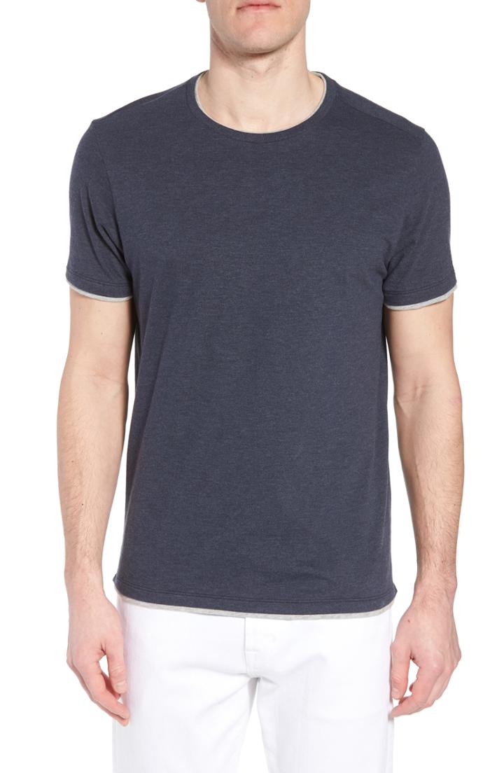 Men's Robert Barakett Halifax Crewneck T-shirt - Blue