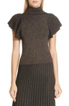 Women's Velvet By Graham & Spencer Ruffle Sides Blouse