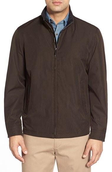 Men's Rainforest Waterproof & Windproof Bomber - Brown