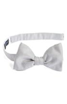 Men's Lanvin 'paris' Silk Bow Tie, Size - Grey