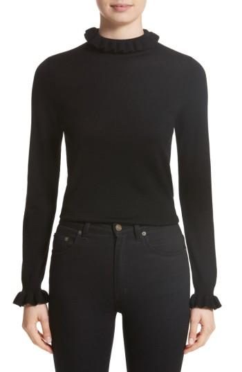 Women's Shrimps Robin Frill Wool Sweater