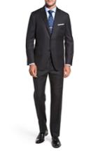 Men's Hickey Freeman Classic Fit Solid Wool & Cashmere Suit