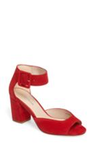 Women's Pelle Moda Bijou Sandal .5 M - Red