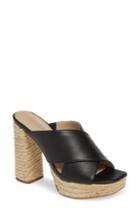 Women's Charles By Charles David Index Platform Slide Sandal M - Black