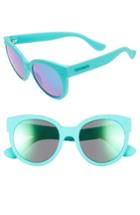 Women's Havaianas 52mm Cat-eye Sunglasses - Turquoise
