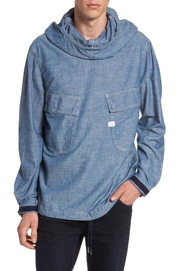 Men's G-star Raw Chambray Hooded Jacket