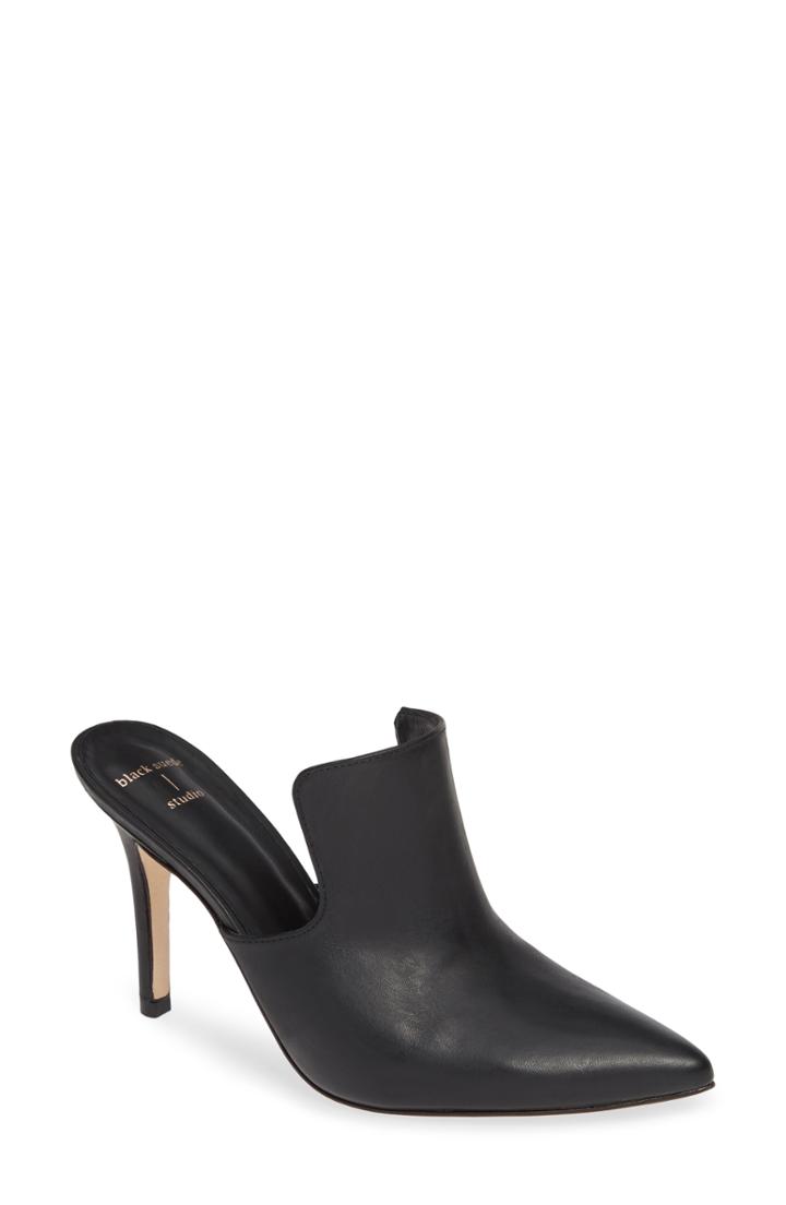 Women's Black Suede Studio Kassie Mule