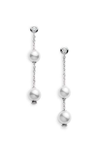 Women's Mikimoto 'pearls In Motion' Akoya Cultured Pearl Earrings