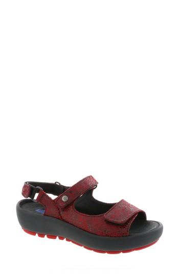 Women's Wolky Rio Sandal .5-9us / 40eu - Red