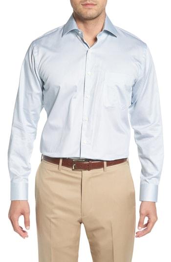 Men's Peter Millar Tic Tac Jacks Fit Sport Shirt, Size Small - White