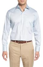 Men's Peter Millar Tic Tac Jacks Fit Sport Shirt, Size Small - White