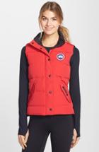 Women's Canada Goose 'freestyle' Slim Fit Down Vest - Red (online Only)