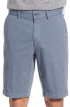 Men's Brax Flat Front Stretch Cotton Shorts Eu - Blue