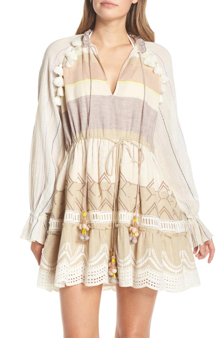 Women's Hemant & Nandita Tasseled Cover-up Dress