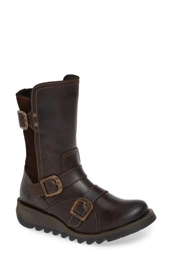 Women's Fly London Selk Bootie -10.5us / 41eu - Brown