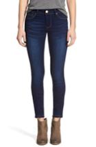 Junior Women's 1822 Denim Butter Skinny Jeans - Blue