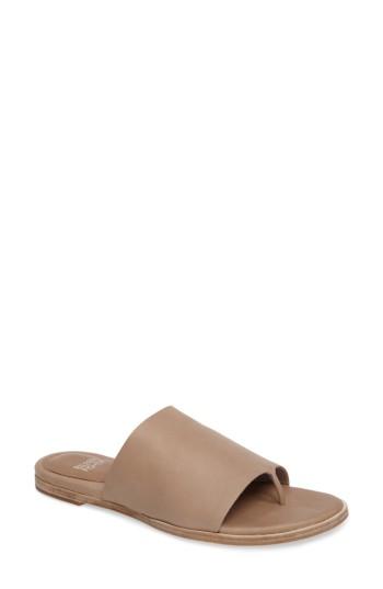 Women's Eileen Fisher 'mere' Thong Sandal .5 M - Brown