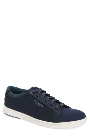 Men's Ted Baker London Ternur Geo Print Sneaker .5 M - Blue