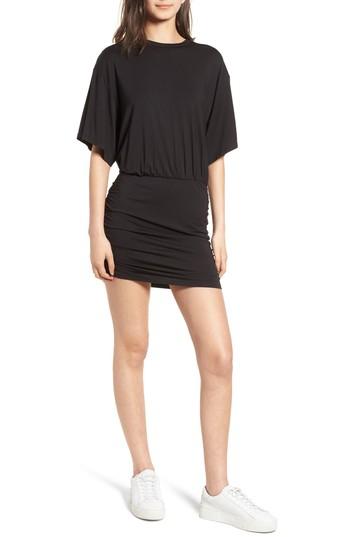 Women's Kendall + Kylie Open Back T-shirt Dress - Black