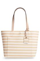 Kate Spade New York Hyde Lane - Small Riley Faux Leather Tote - Brown