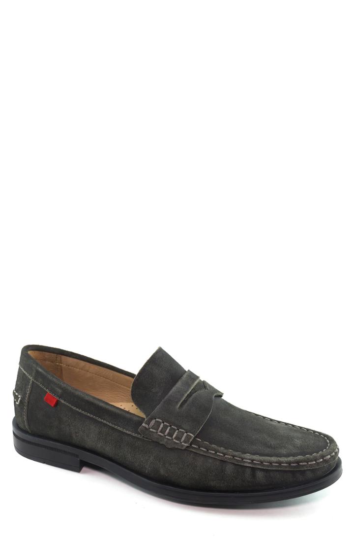 Men's Marc Joseph New York Cortland Penny Loafer M - Grey