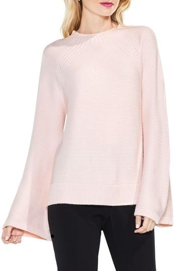 Women's Vince Camuto Bell Sleeve Sweater, Size - Pink