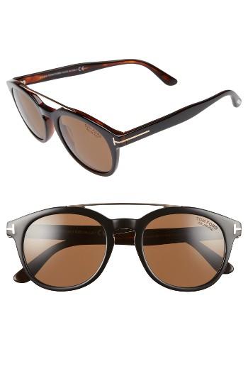 Women's Tom Ford Newman 53mm Polarized Sunglasses -