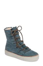 Women's Blackstone Ol26 Genuine Shearling Lined Lace-up Bootie Us / 36eu - Blue