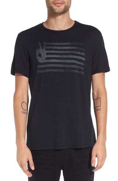 Men's John Varvatos Star Usa 'peace Flag' Graphic T-shirt