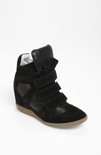 Steve Madden 'hilight' Wedge Sneaker Womens Black