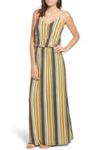 Women's Knit Maxi Dress, Size - Yellow