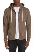 Men's John Elliott Flash 2 Fz Zip Hoodie - Brown